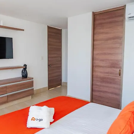 Apartamento U-go Playa Mar En El Laguito Con Vista Al Mar Cartagena